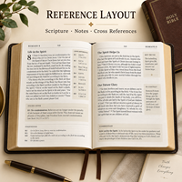 Bible d'étude personnalisée, impression de référence, couverture rigide en cuir PU, papier fin, fabricant OEM, notes et commentaires, vente en gros