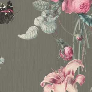 Impresión de flores personalizada decoración <span class=keywords><strong>interior</strong></span> del hogar papel pintado floral vintage papel de pared mural 3D - Product Image 3