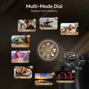 Approvisionnement direct d'usine, logo OEM personnalisé, WIFI, écran tactile 3,2 pouces, 88MP, <span class=keywords><strong>zoom</strong></span> 16x, certifié ISO9001, caméra photo et vidéo professionnelle 8K - Product Image 3