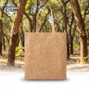 Bolsa de Mano Promocional Ecológica de Corcho Reciclado, Sostenible, Clásica, con Estampado Digital, con Asa de Transporte, para Deportes, Ejercicio, Uso Diario - Product Image 5