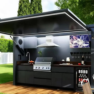 <span class=keywords><strong>Cucina</strong></span> Esterna Personalizzabile OEM/ODM Resistente alle Intemperie e Antiruggine con Forno per Pizza, Pod <span class=keywords><strong>Cucina</strong></span> BBQ in Acciaio Inox per Esterni - Product Image 2