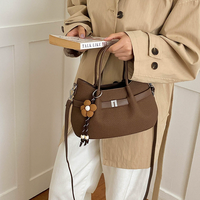 Nouveau Sac Designer de Luxe pour Femme en Cuir PU Souple, Mini Sac Fourre-tout à Bandoulière, Sac à Main Classique Quotidien en Cuir PU pour Dames, Sac de Voyage Type Dumpling