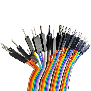 كابل دوبونت نحاسي ملون 10 سم 15 سم 20 سم 30 سم 40 سم 40 سن ذكر وأنثى موصل PH2.0 سلك توصيل للوحة التجارب مشروع أردوينو - Product Image 1