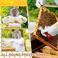 Nouveau Kit de Démarrage Apiculture 28 Pièces Tout-en-un : Ensemble d'Outils pour Ruche, Idéal pour Débutants en Apiculture, Enlève-Poussière, Voile d'Apiculteur, Filtre à Miel Facile à Utiliser
