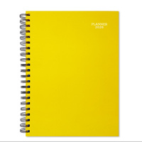 2026 2027 impression personnalisée spirale hebdomadaire quotidien cahier réglage objectif planificateur livre