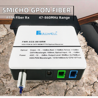 Récepteur de fibre optique actif SMICHO GPON FTTH 47-860 MHz CATV Nœud optique WDM FWR-XGS-8610RW Garantie 3 ans DC 5V UPC Fibre optique