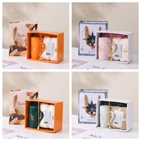 Offre Spéciale Coffret Cadeau Homme pour la Fête des Pères, Tasse en Céramique, Serviette et Boîtes pour Mariage, Anniversaire, Saint-Valentin, Souvenirs Attentionnés