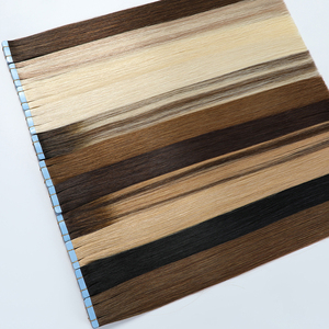 Extensions di <span class=keywords><strong>Capelli</strong></span> <span class=keywords><strong>Veri</strong></span> Russi Remy All'ingrosso, Doppia Trama, Cuticole Intatte, Nastro Invisibile, Mini Formato, Qualità Professionale da Salone - Product Image 3