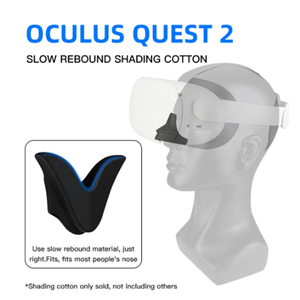 Protector Nasal de Silicona Negra para <span class=keywords><strong>Gafas</strong></span> VR <span class=keywords><strong>Oculus</strong></span> <span class=keywords><strong>Quest</strong></span> <span class=keywords><strong>2</strong></span>, Almohadilla Nasal para <span class=keywords><strong>Quest</strong></span> <span class=keywords><strong>2</strong></span>, Cubierta de Sombreado, Cojín, Máscara para Ojos para VR - Product Image 5