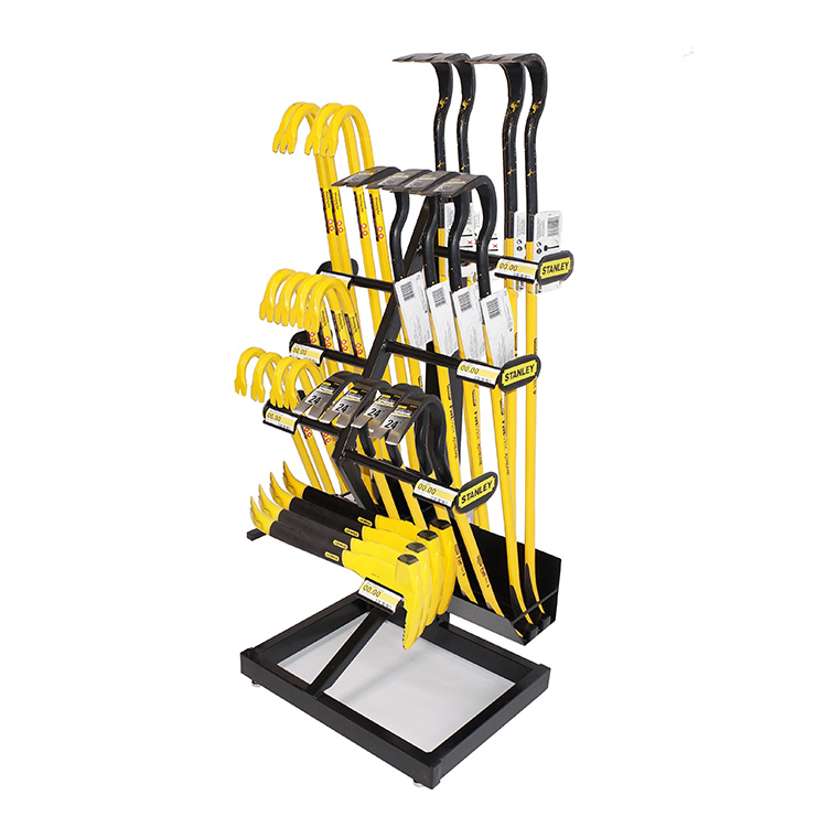 Customized Double-sided Electronic Accessories Display Stand Wooden Pegboard Display Carton Box Painting Apache Customized Logos — view 5