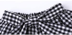 Vêtements pour femmes de style anglais en gros, ensembles de pantalons courts en coton pour filles, pour enfants et femmes - Product Image 5