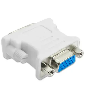 DVI-VGAアダプターコンバーターDVI24 +5ピンオス-VGAメス1080PビデオコンバーターHDTVモニターコンピューターPCラップトップ用