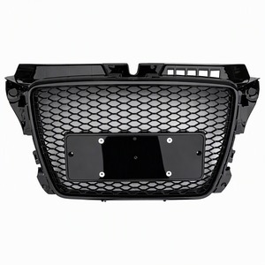 New High Gloss ABS Honeycomb <b>Grille</b> for 2008-2012 Audi A3 S3 8P.5-High Quality Auto Parts with Easy Installation FedEx Shipping - Product Image 1
