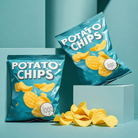 Sachet d'Emballage Personnalisé en Gros de Qualité Alimentaire 70g, Mini Poche Thermo-Soudable pour Chips et Snacks, Sachet Scellé au Dos en Plastique