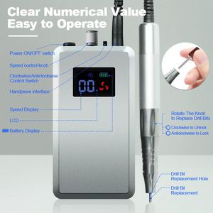 2027 AT-NDB-152 24W 35000rpm 2500mAh Manucure Salon Ongles Fournitures Salon Équipement - Product Image 2