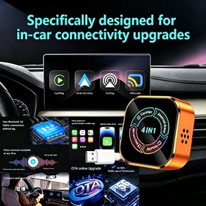Hub de mise en miroir d'écran portable 4-en-1 CarPlay Android Auto AirPlay Miracast, adaptateur multimédia USB pour système d'infodivertissement d'origine - Product Image 2