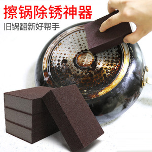 Diamond Sponge Scrubber Square Pad Kitchen Pot Cleaner Rust Remover Stain Remover For Pots And Pans - Product Image 4