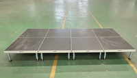 Plateforme de Scène Mobile en Aluminium Portable, Réglable et Facile à Installer, de Haute Qualité, pour Concerts Mobiles et Assemblages – Vente en Gros