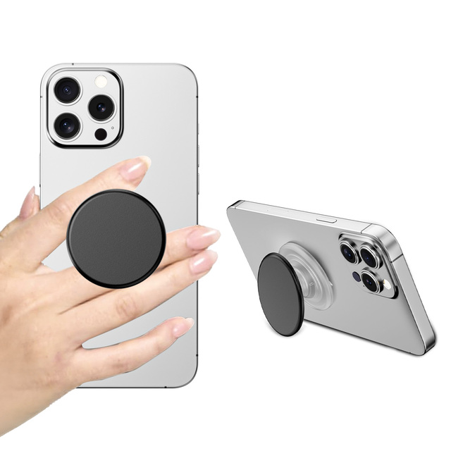 Custom Logo Soft Silicone Adhesive Foldable Phone Holder Tablet Stand Flexible Grip Multi-function Stand for Desk Travel Office