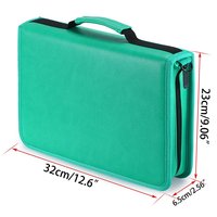 Étui Organisateur Grande Capacité de Bonne Qualité avec Poignée de Transport et Pochette à Crayons, 48/60/80/100 Emplacements pour Stylos, Lavable