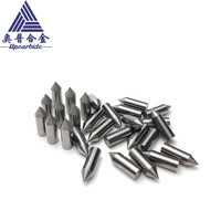Vente chaude 4*12mm 60 degrés aiguilles en carbure carbure tige de polissage solide en carbure de tungstène pour graver OEM personnalisable