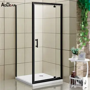 Veilig douche scherm met gemakkelijke toegankelijkheid -