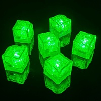 Cubetti di Ghiaccio Luminosi in Plastica per Bar e KTV, Giocattoli LED con Sensore e Luci Lampeggianti