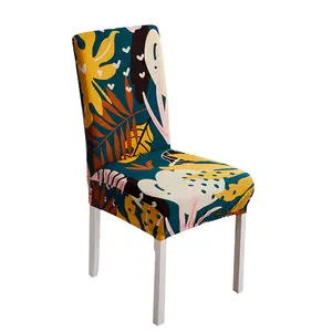 Эластичный универсальный чехол на стул для обеденного стола, домашняя Подушка, встроенная спинка, высококачественный деревянный чехол на стул, чехол на сиденье