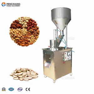 Máquina rebanadora de maní ajustable de espesor, máquina cortadora de nueces de almendra