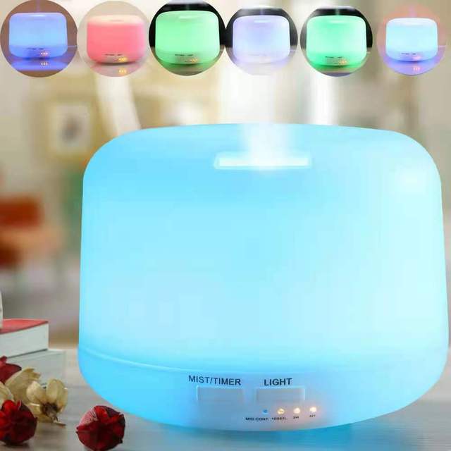 Aromatherapy 500ml Electric Scent air Fragrance Ultrasonic Humidifier Aroma Essential Oil Diffuser
