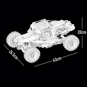 MOULD KING 18002S 2.4G RC & APP Contrôle Voiture d'escalade Jouets Télécommande Terrain Buggy Camion tout-terrain <span class=keywords><strong>Bloc</strong></span> de construction - Product Image 6