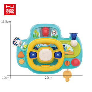 HW TOYS baby puzzle volante elettrico con musica leggera educazione precoce infantile <span class=keywords><strong>giochi</strong></span> di simulazione di guida - Product Image 5