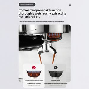 Machine <span class=keywords><strong>à</strong></span> expresso commerciale semi-automatique, extraction chaude et froide, broyeur intégré, chaudière <span class=keywords><strong>à</strong></span> échange thermique, 40 oz, pour <span class=keywords><strong>café</strong></span> - Product Image 3
