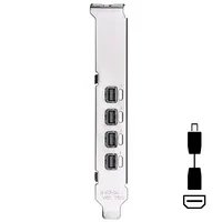 Station de travail graphique haut de gamme 4 Go Quadro T1000, 4 cartes graphiques haute performance MDP
