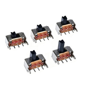 20 interrupteurs à bascule SK12D07, 3 broches, PCB, 2 positions, 1P2T SPDT, SK12D07VG4, hauteur de poignée 3MM 4mm 5MM, interrupteur coulissant miniature, bouton latéral - Product Image 1