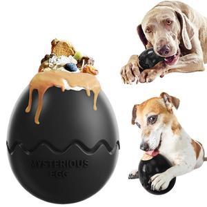 Multi-color Dinosaur <b>Egg</b> Plastic TPR Slow Feeding Chew Proof Non Toxic Dog Puzzle Interactive Training <b>Toy</b> - Product Image 3