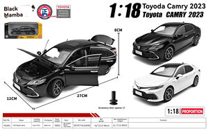 Modelo de Coche de Aleación de Metal Fundido a Presión a Escala 1:18 Oficialmente Autorizado para Camry <span class=keywords><strong>2023</strong></span>, Juguete para Exhibición - Product Image 3