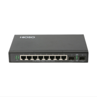 HiOSO FOWAY1510TFSM 10Port L2 Managed Gigabit Ethernet Switch 8 Port RJ45 2 Port Uplink SFP