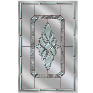 Tấm Kính Hai Lớp Màu Kim Cương Vát Vát Cửa Sổ Kính Có Họa Tiết Bong Bóng Gợn Nước Kiểu Cổ Kính Trang Trí Mặt Kính Chì Vát - Product Image 1