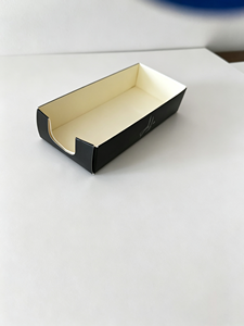 Bandeja de Servicio Rectangular Larga de Papel de Grado Alimenticio Personalizada para Helados Caseros, Gelato, Estilo Magnum, Postres Congelados - Product Image 5