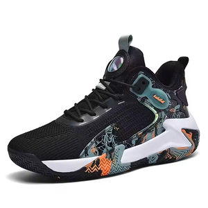 Nouvelles chaussures fermées respirantes en maille à lacets antidérapantes pour hommes, version coréenne, style rétro sportif, semelle épaisse, chaussures de sport décontractées, chaussures de course pour papa - Product Image 2