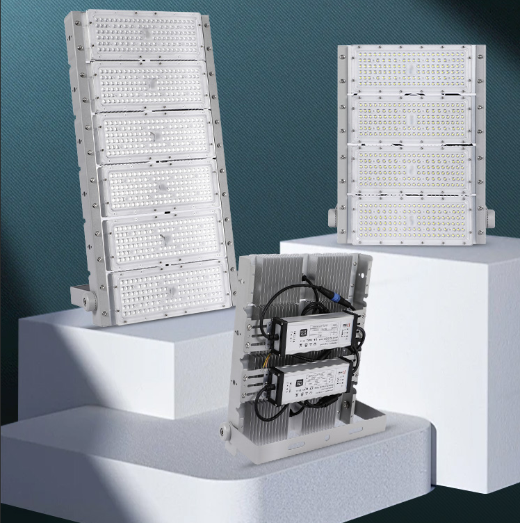 Outdoor LED Flood Light High Lumen 60/90 Beam Angle for Sports Stadiums IP66 Rated CE Certified 2-Year Warranty 100W-600W