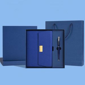 Ideas de Productos Nuevos 2025, Cuaderno de Cuero Corporativo al por Mayor, Agenda A5 de Lujo Personalizable, Juego de Regalo con Memoria USB - Product Image 2