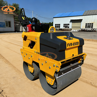 Nouvelle machinerie routière : Mini-compacteur routier autoporté 1 tonne à double tambour en acier