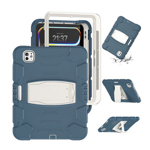 Custodia in Silicone Resistente per <span class=keywords><strong>iPad</strong></span> Pro <span class=keywords><strong>11</strong></span> 2024, <span class=keywords><strong>Cover</strong></span> Robusta Antiurto per Tablet - Product Image 2