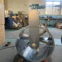 Ventilateur axial antidéflagrant à entraînement par courroie, résistant aux hautes températures, pour la protection incendie et l'élimination de la poussière dans les mines