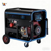 Générateur diesel portable moderne et économique 5,0 kVA 5 kW 220 V monophasé/triphasé protection IP54