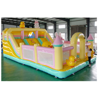 Château gonflable pour enfants en PVC durable à prix avantageux, avec toboggan, aire de jeux gonflable, parc d'attractions avec souffleur