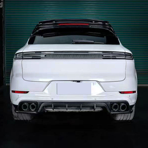Protector de Parachoques Trasero de Fibra de Carbono Tecat para Cayenne, Modificación y Mejora de Automóviles 2018-2023 - Product Image 4