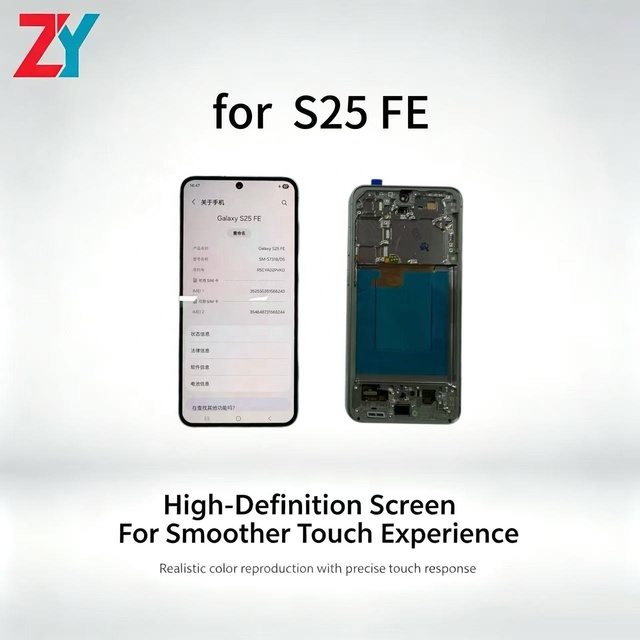 Taille Originale 1:1 for S22 S23 S24 S25 High Quality Screen Frame Replacement OLED 120HZ 1 Year Warranty 400cd+
